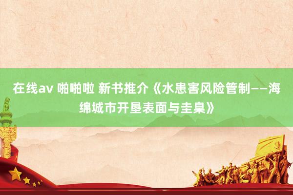 在线av 啪啪啦 新书推介《水患害风险管制——海绵城市开垦表面与圭臬》